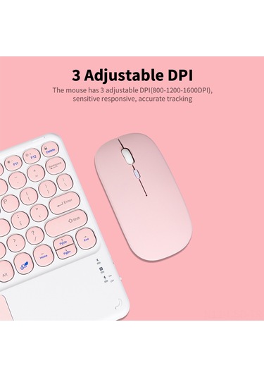 Samdoo Bt3.0 Kablosuz Şarj Edilebilir Ergonomik Klavye Seti - Android/ios/windows Uyumlu Diğer