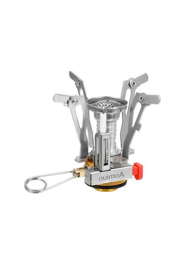 Artfulabode Yürüyüşü Yemek Ve Taşınabilir Sırt Pişirme Piknik Piezo Ocakları, Ocak. Ocak, Mini Mekan Kampı, Kamp Kamp İle İçin Gümüş Gaz Dış Dağ Cep Çantası Ateşleme Aomiun Hq Gümüş