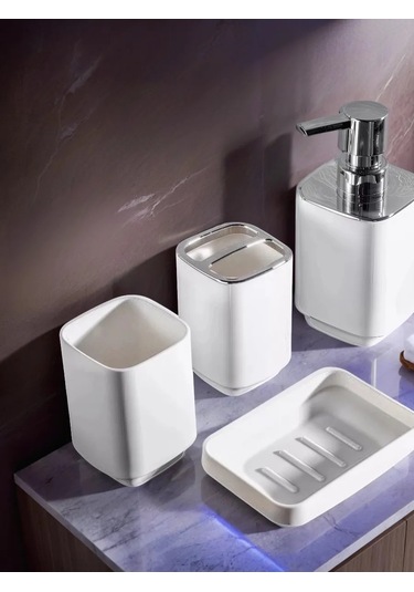 Conflate Banyo Seti 4 Parça. 465510870 Beyaz