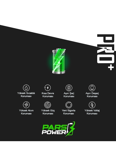 Pars Power Apple Uyumlu iPhone 6 2516 mAh Yüksek Kapasite Batarya