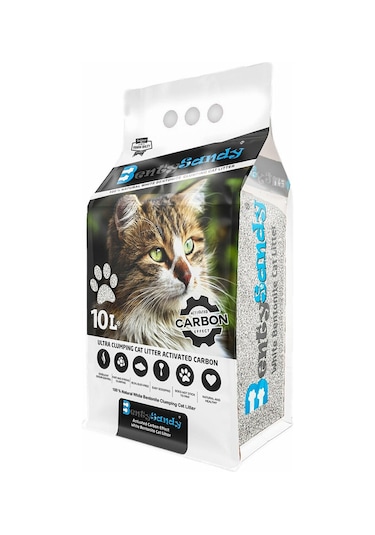 Benty Sandy Aktif Karbon Kedi Kumu 10 L