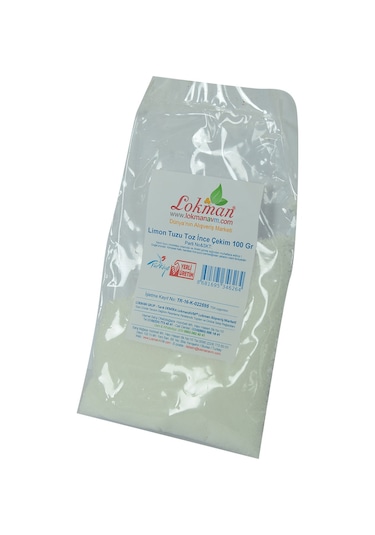 Lokman Avm Limon Tuzu Toz İnce Çekim 100 G