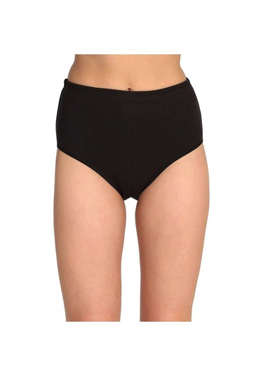 Biçomi 3 Adet Tutku Kadın Yüksek Bel Bato Kalın Lastik Külot S3 Çok Renkli