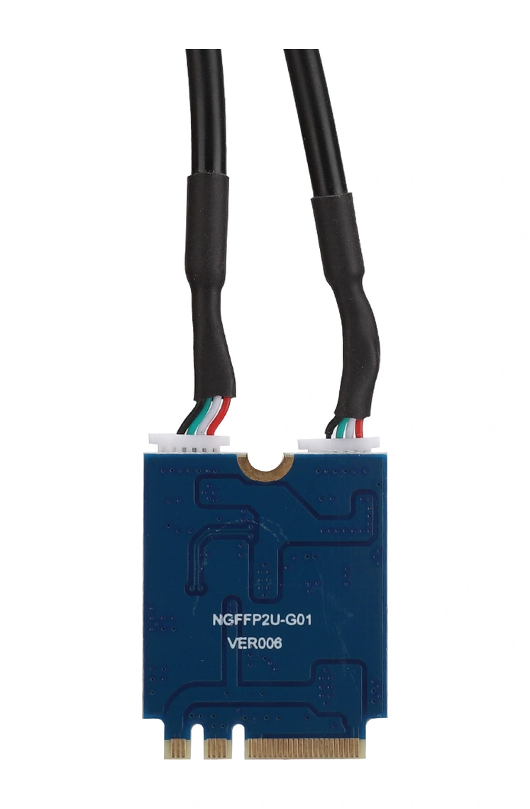 Xiyyadms M.2 Key A-e Arayüzünden Usb2.0'ye Çeviren 2 Portlu Pcı-e Genişletme Kartı - Ngffp2u-g01 Modeli