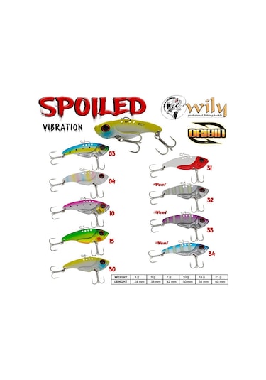 Wily Spoiled Vibrasyon Jig 21 Gr 6 Cm