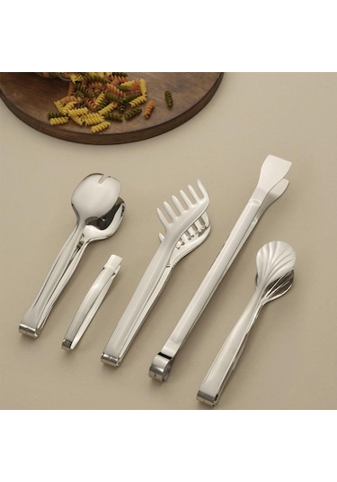 Hisar Lale 5 Parça Servis Maşa Seti