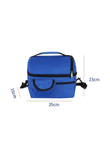 Dofolink Büyük Kapasiteli Isı Yalıtımlı Çanta - Anne Sütü, İlaç Ve Yiyecek Saklama, Piknik Ve Günlük Kullanim - Pembe Kırmızı