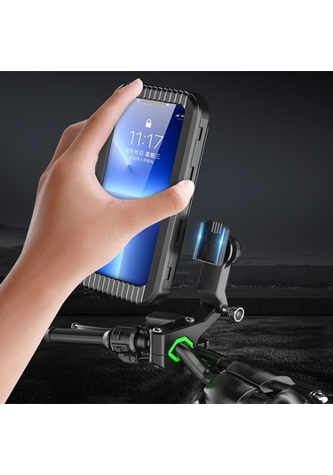 Pazly Bisiklet Motosiklet Açık Hava Sporları Cep Telefonu Su Geçirmez Çanta, Renk: Halatlı Gidon Çok Renkli, 4.0-7.0 İnç, Sanbuyos Çok Renkli