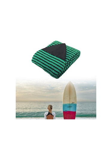 Suntek Sörf Tahtası Çorabı Kılıfı Kısa Tahta Snowboard Yeşil Ve Siyah Yeşil - Siyah