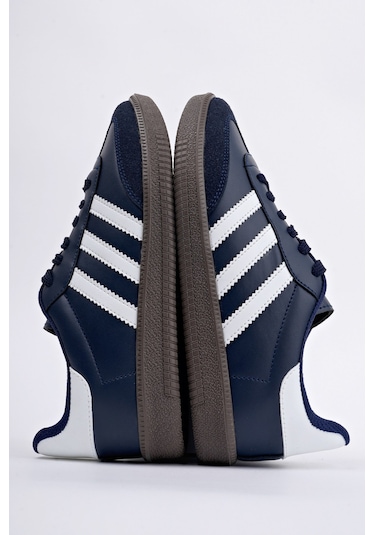 Muggo Jabbar Unisex Ortopedik Günlük Garantili Bağcıklı Yürüyüş Koşu Sneaker Spor Ayakkabı Lacivert