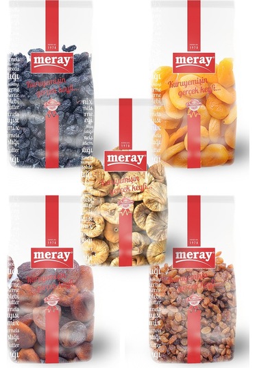 Meray Kuru Meyve Sağlıklı Mix Paketi  1 KG
