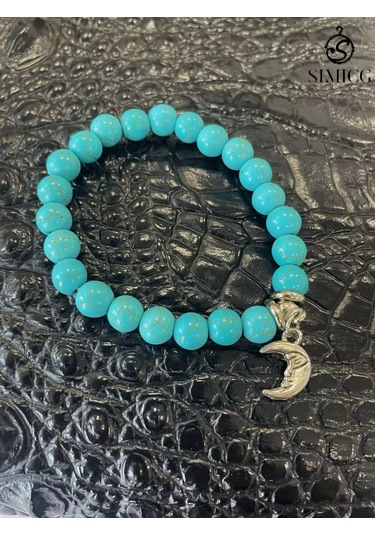 Ay Güzelliği Ve Turkuaz Dua Bileziği Yeşil