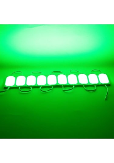 Powermaster 12 Volt 3 Watt Yeşil 85 X 35 Mm Ip65 220 240 Lümen 140 Derece Cob Modül Led