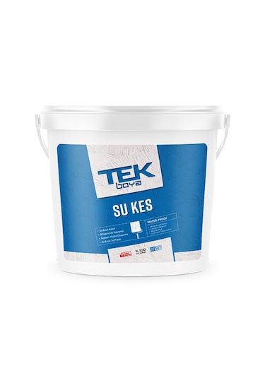 Tek Su Kes Sutut Beton Su Yalıtımı 3,5 Kg Beyaz