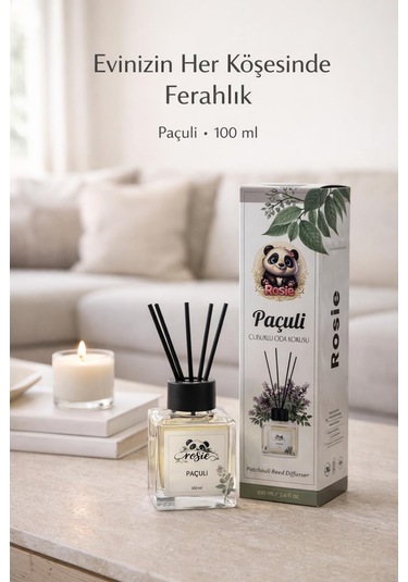 Rosie Paçuli Çubuklu Oda Kokusu 100 Ml Doğanın Derin Ve Gizemli Kokusu