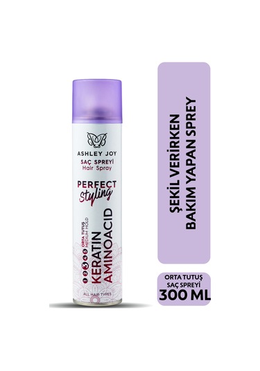 Ashley Joy Orta Tutuş Saç Spreyi 300 ML