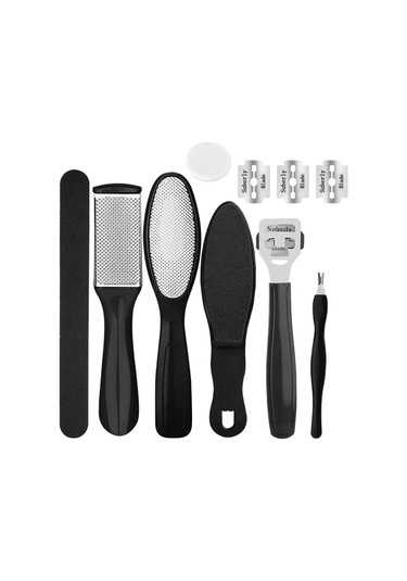 27 Adet Ayak Bakımı Aracı Pedikür Manikür Seti Seti Paslanmaz Çelik Soyma One Set 10 In 1