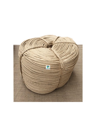 Molhalat 6 MM Jüt Halat Hasır 4 Kol Büküm - 10 M