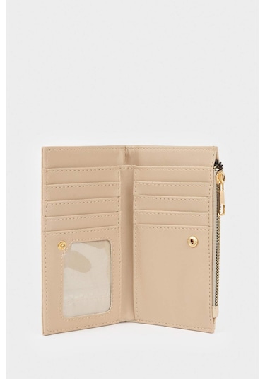 Defacto Kadın Suni Deri Cüzdan F6647axnsbg257 Bej