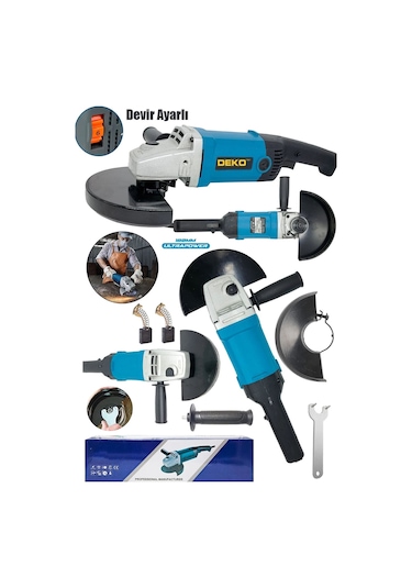 Deko Turkey ST30AG Devirli Taşlama Makinesi 180 MM