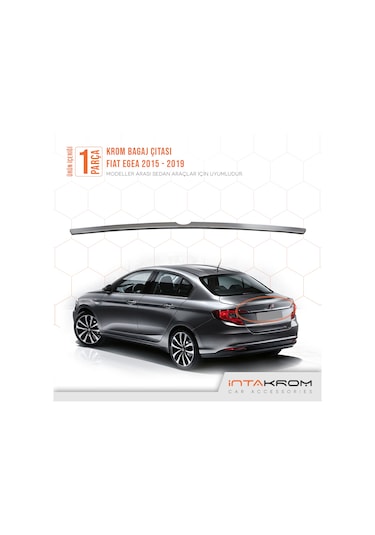 intakrom Fiat Egea Krom Bagaj Çıtası 2015 Üzeri Sd