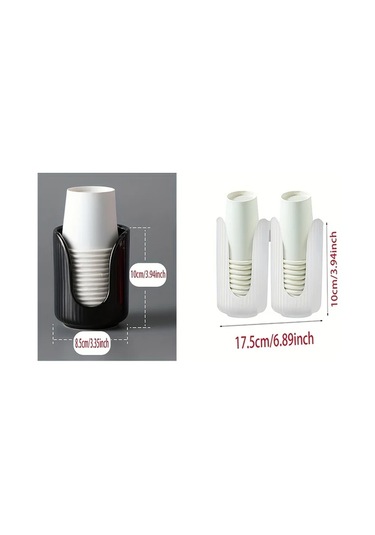 Dashanshop Tek Kova Gri 1 Adet Çok Amaçlı Bardak Tutucu Organizatör Masaüstü Saklama Rafı Tek Varil Gri