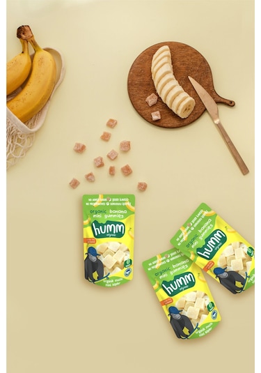Humm Organic Organik Glutensiz Vegan Muzlu Mini Küpler 3 x 30 G