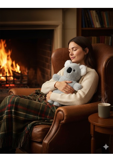 English Home Baby Koala Sıcak Su Torbası 750 Ml Gri Gri