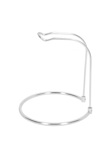 Xiyyadms Stokaj Makinesi Rafı, Paslanmaz Çelik, Hafif Ve Ayrılabilir, Dairesel Taban, U-şekilli Üst Çerçeve, Sabit Konumlandırma, Spinning Makinesi Depolama Ve Gösterim İçin Kısa Tip Gümüş