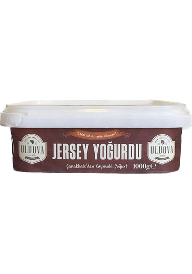 Kaymaklı Jersey Yoğurdu 1 Kg X 12 Paket Yoğun Kıvamlı, Taze Ve Lezzetli