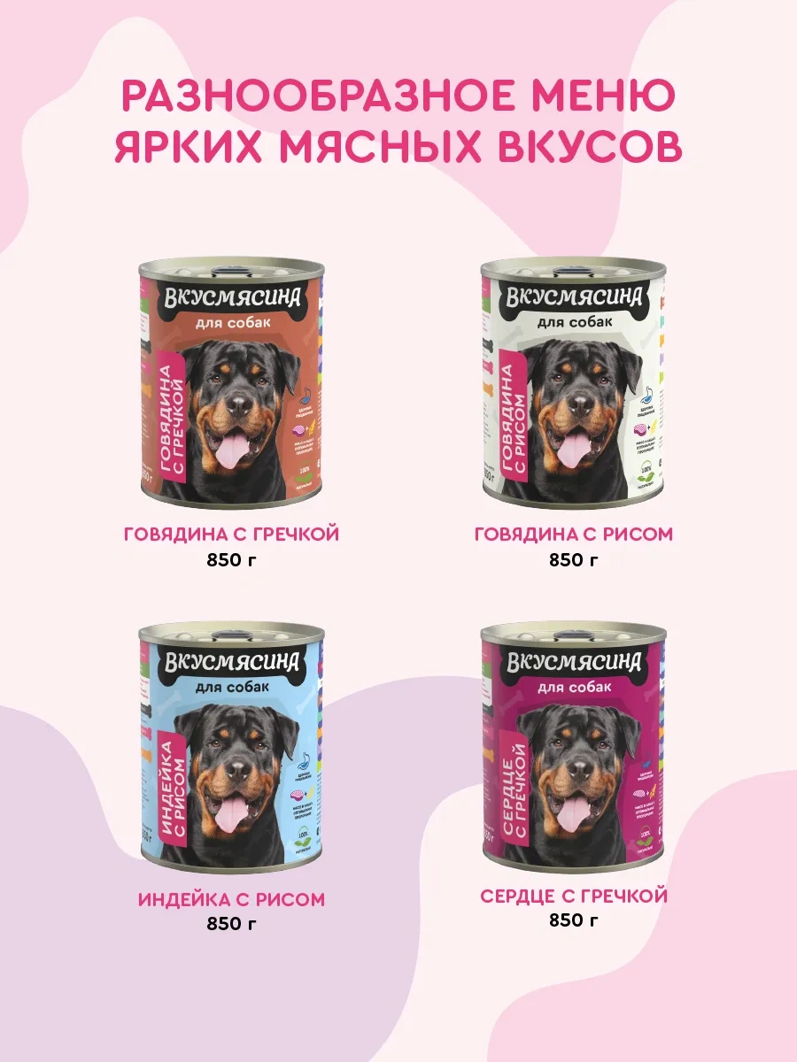 Vkusmasina Köpekler İçin Yaş Yem Hindi Ve Pirinçli 850 G 6'lı Paket 152093288