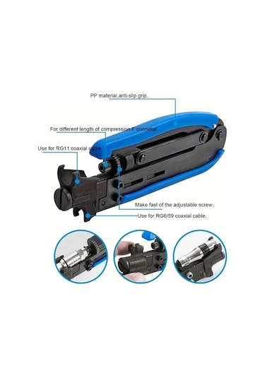 Xuweiwei Profesyonel Cok Fonksiyonlu Kablo Soyucu Ve Sikma Ale