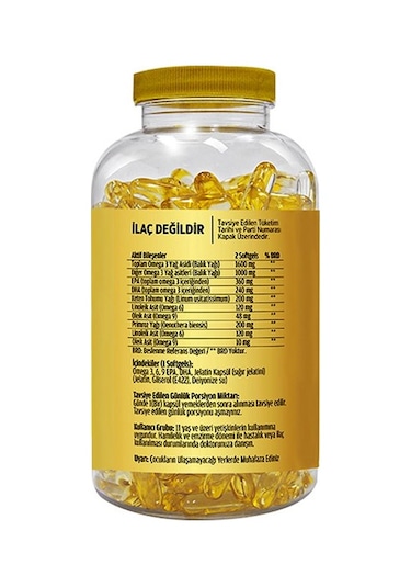 Flx Omega 3-6-9 Balık Yağı 90 Softgel