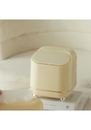 Pazly Suntek Sepeti Sarı Masaüstü Küçük Kovası, Kovası Kapaklı Çöp Mp Sarı