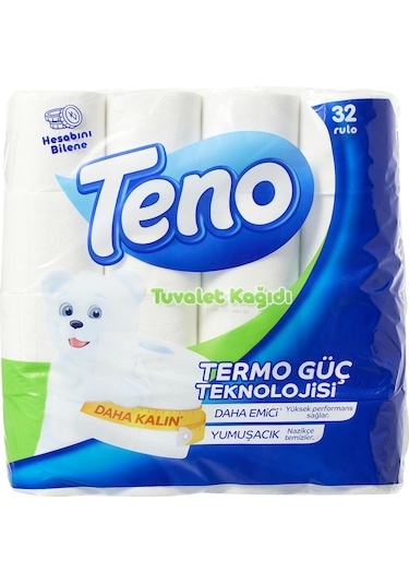Teno 2 Katlı Ultra Tuvalet Kağıdı 32'li
