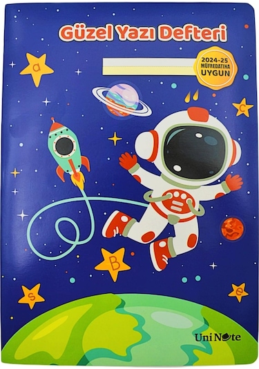 Çınar A4 30 Yaprak Karton Kapak Dikişli Güzel Yazı Defteri Yeni Müfredata Uygun 24023