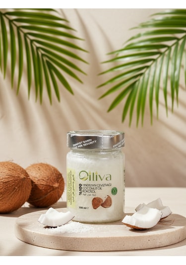 Hindistan Cevizi Yağı 300 Ml Soğuk Sıkım %100 Doğal Katkısız