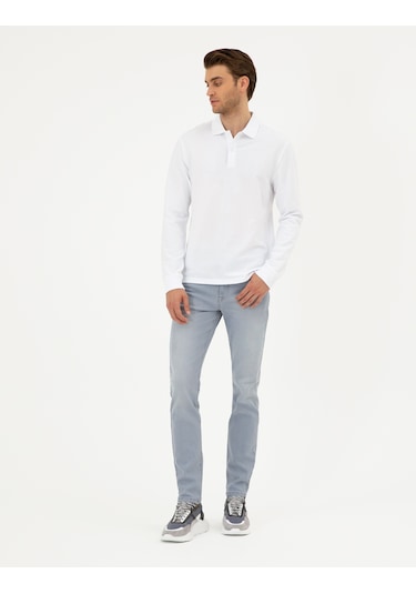 Pierre Cardin Erkek Beyaz Sweatshirt 50294438-vr013 Beyaz