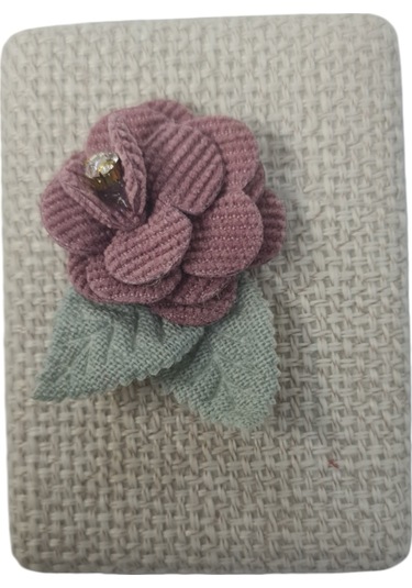 Gigi Panda Çiçekli Yaprak Desenli Örgü Motif Desenli Katlanır Makyaj Aynası