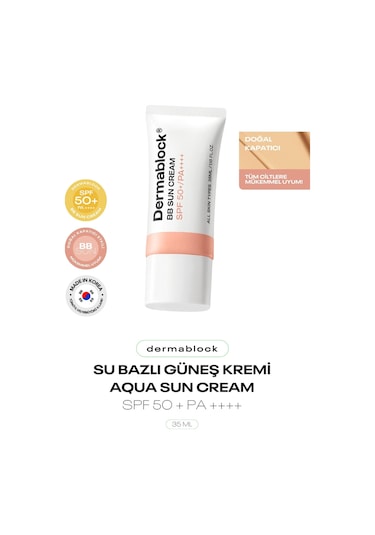 Doğal Kapatıcı Etkili Kore Bb Güneş Kremi Bb Sun Cream Şeftali
