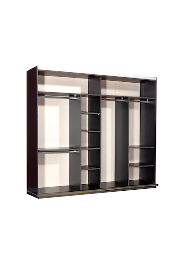 Modalife Aynalı Sürgülü Gardırop Antrasit