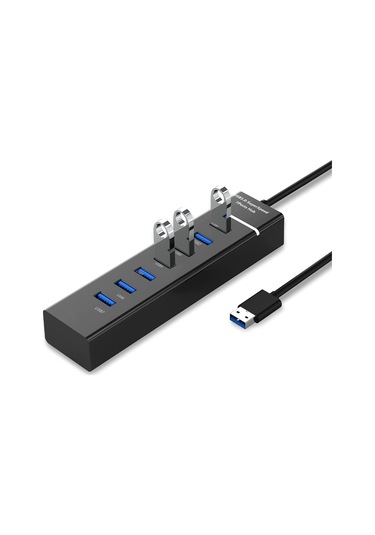 Plentiful 7 Port Usb Çoğaltıcı Usb 3.0 Hızlı Aktarım 1 Metre Kablo Usb Hub Çoğaltıcı