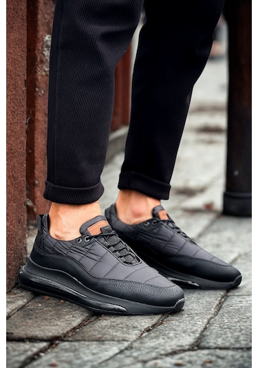 Derije Erkek Spor Ayakkabı Siyah Mn179 Siyah