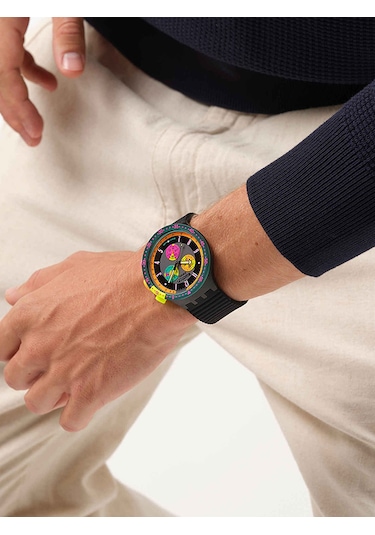 Swatch Sb02b104 Erkek Kol Saati Çok Renkli