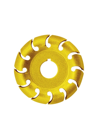 Lemestar Ahşap Oyma Açılı Taşlama Diski 3.54'' 12 Dişli Parlatma Şekillendirme Tekerleği ,altın