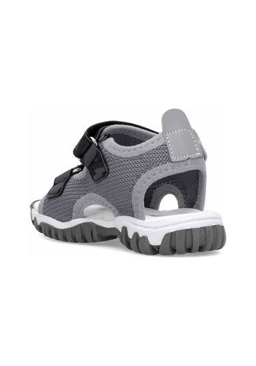 Elit Şa-b-022-25y Bebe Erkek Çocuk Düz Sandalet Gri Gri