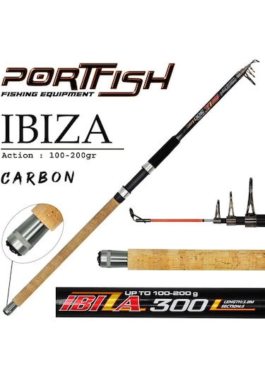 Portfish Ibiza 390 Cm Olta Kamışı 200 Gr