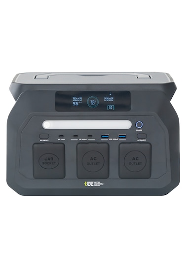 512wh 1600w Max. Lifepo4 Taşınabilir Güç Kaynağı Dahili Fener Ve Kablo Seti +4000 Döngü %99.99 Bms Çoklu Çıkış P800