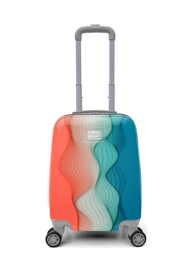 Coral High Minik Boy Çocuk Valizi Renkli Desenli 16762