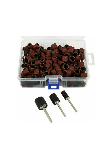 252 Adet Zımpara Tamburu Kit Tırnak Matkap Uçları Cilalı E13788-1